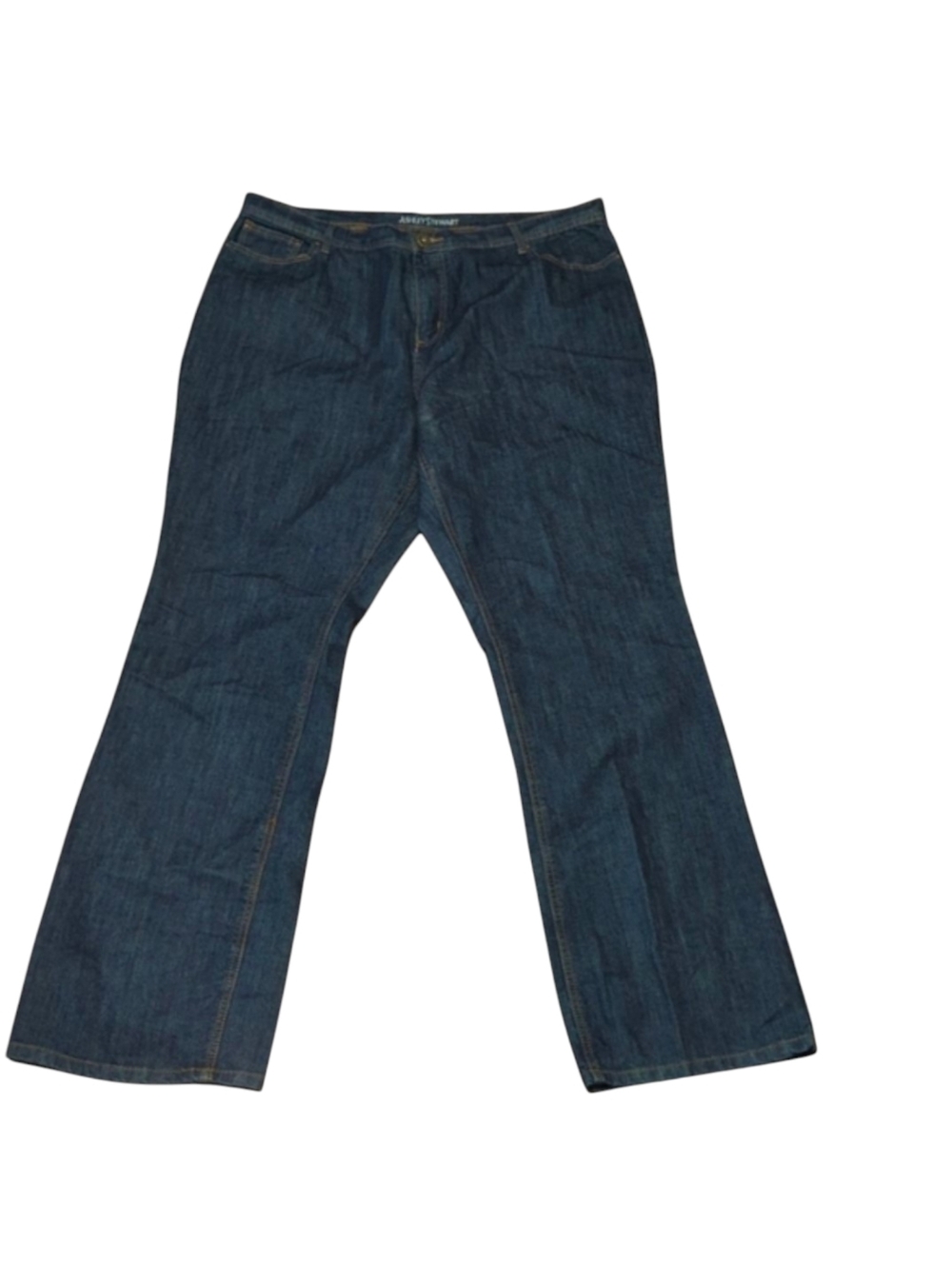 Ashley Stewart Boot Cut Dark Wash Jeans 20 Tall NWOT